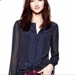 Tory Burch Heidi silk shirt, size 8